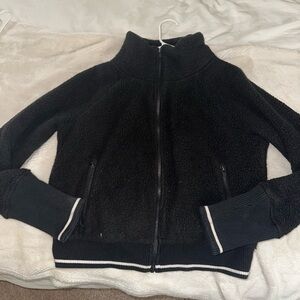 Athleta black zip up